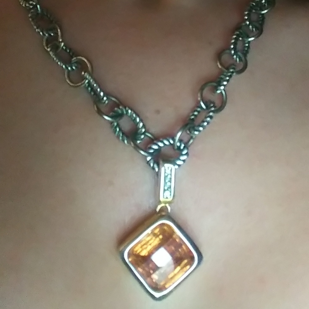 Elegant Classic Gold & Silver Chain Link Necklace